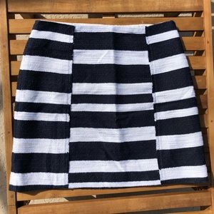Loft striped skirt size 8